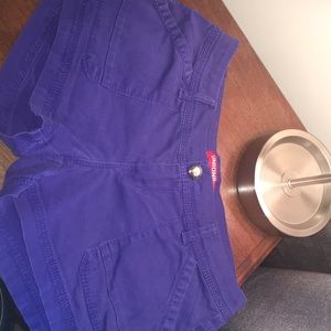 Purple UNIONBAY shorts.